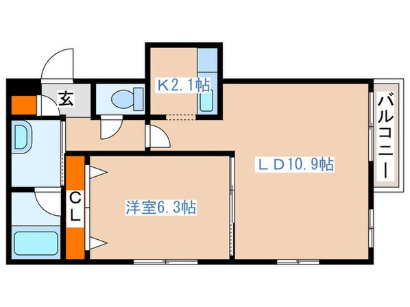 コンフォート澄川の物件間取画像